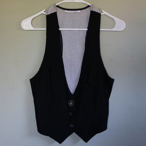 Charlotte Russe Black Vest